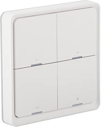 GarWirelScene Interruptor Inteligente Panel de 4 Vías Interruptor de Pared Conexión de Control de Aplicación de Teléfono Móvil para Dormitorios Cocinas Baños Interruptores