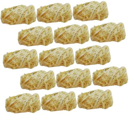 Levemolo Natürliche Holzfeueranzünder 50 Stück Schnell Entzündbar Selbstverkohlend für Grill und Lagerfeuer Praktisches Zubehör für Draußen