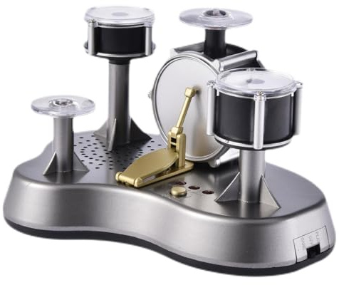 Dinger Touch Drum - Miniatur-Drum Sec, innovatives Drum-Set mit Fingerberührung, elektronisches Schreibtischtrommel-Set, Touch-Touch