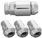 ABOOFAN 5 Pièces Vis Antivol De Roue Clé à Écrou De Roue Antivol De Roue De Remorque Brise- pour Pneus Écrou D'axe Blocage De Roue pour Pneu De Remorque Clé De Transition Silver Acier