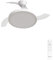 CREATE / WIND CLEAR STUDIO M/Ventilador de techo con luz blanco con mando / 40W, Temporizador, Ø 108 cm, 6 velocidades, aspas retráctiles, 3 temperaturas de luz, función verano-invierno