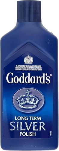HOCHSTE® Goddards Silver Polish Liquid, Long-Term Anti-Tarnish Protection, Cleaner for Cutlery, Jewellery, Ornaments, Removes Tarnish, Restores Shine, Gentle Non-Abrasive Formula, 125ml