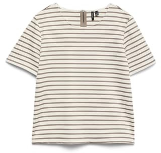VERO MODA Vmabby Ss Zip Top JRS Noos