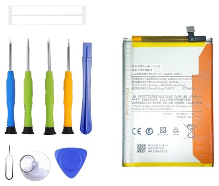 ERYNK BN5Q Batteria di ricambio compatibile con Xiaomi Poco C65/Redmi 13C batteria di ricambio con kit di attrezzi