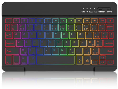 MMK Clavier Bluetooth Layout AZERTY pour iOS, Android and Windows