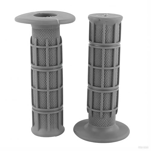 VGEBY Lenkergriffe, universal, rutschfest, aus Gummi, für Motorrad, Fahrrad, 22 mm (Farbe: Grau)