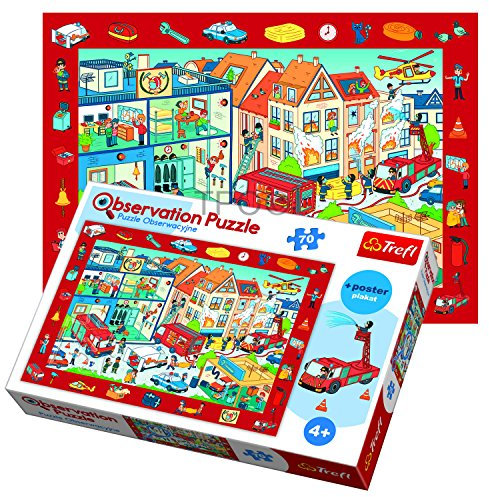 Puzzle 70 Obserwacyjne Odwiedzamy remize strazacka