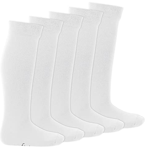 Footstar EVERYDAY! 5 Paar Kinder Kniestrümpfe Lange Socken für Mädchen & Jungen Basic Kindersocken kniehoch