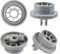YOTINO 4Pcs Lavavajillas ruedas, cesta rollo lavavajilla se puede bajo Lavavajillas para BOSCH, SIEMENS