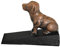 Fenteer Door Stopper Decorative Doorstop Wedge - Dog, Rustic Cast Iron Door Stop, Non- with Heavy Duty, Polished Design for Whole All Surfaces