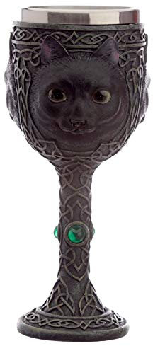 1001KDO GOTHIQUE Calice Tete de Chat