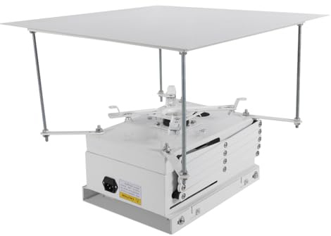 OUKANING Ascenseur de Plafond de Support d'ascenseur de projecteur motorisé 1M avec télécommande
