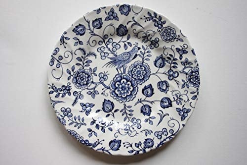Churchill China Royal Wessex Nankin Assiette à salade Bleu et blanc Chelsea 20 cm (Blanc)