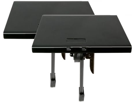 SCHWAIGER 661781 TV-Regal 2er-Set Monitorständer Bildschirmregal Multimedia-Ablage TV-Topper Halterung Fernseher Lautsprecher-Halter Recieverhalterung 6 Zoll