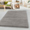 SIMPEX Teppich Wohnzimmer 200 x 290 cm Hochflor Teppich Beige Moderne Einfarbig Design - Schlafzimmer Teppich Pflegeleicht Extra Weich Extra Flauschig - Carpet Living Room Deko