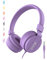 ONTA® Plegable en el oído - Auriculares de Audio para niños, Ajustable y Ligero para niños, para teléfonos móviles, iPhone, tabletas, iPad/PC/MP3/MP4 (Violeta)