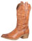 Elara Damen Cowboy Stiefel Biker Boots Chunkyrayan 301-A32PU-Camel-37