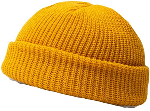 Faringoto Beanie Mütze Winter Outdoor Sport Geschenke Strumpffüller für Männer Frauen, gelb, Einheitsgröße