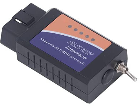 Tbest für ELM327 USB OBD2 Scanner Adapter, für ELM327 ODB2 Bluetooth Scanner USB mit Schalter für Ersatz für Focus Classic 2005-2014