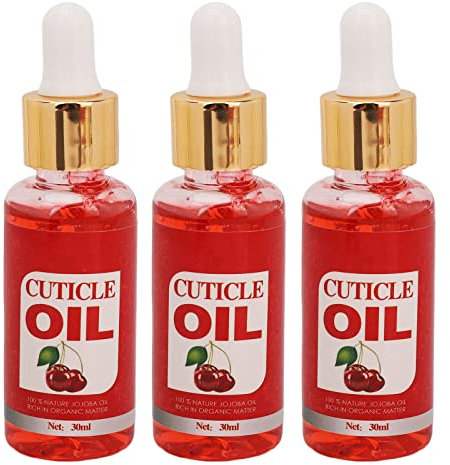 Aceite Cuticulas Uñas, 3pcs 30 Ml de Aceite de Cutícula Hidratante Portátil Nutrición Fortaleciendo Uñas Exfoliantes de Ablandador de Cutículas Aceite para Reparadora de Cuticulas Y Uñas