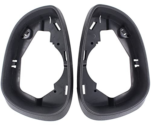 HouYeen Door Wing Mirror Frame Cover for Ford Fiesta MK7 2008-2017 Rearview Mirror Cap Left and Right Side Pair