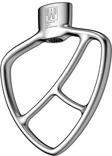 Stainless Steel Paddle,Flat Beater - Accessories and Attachments for KitchenAid Artisan Mini Stand Mixers, Fit 3.5 qt Mixing Bowl
