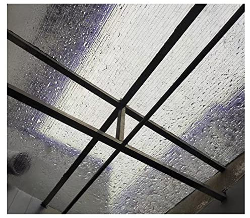 Durchsichtige Acrylplatte Gewächshaus-Polycarbonat-Abdeckfolie, Terrassentür, Fenstermarkise, UV-Regen-Schnee-Schutzfolie, Isoliermaterialien, Bruchfest, Leichter Zu Schneiden, Zu Biegen ( Color : 1.5