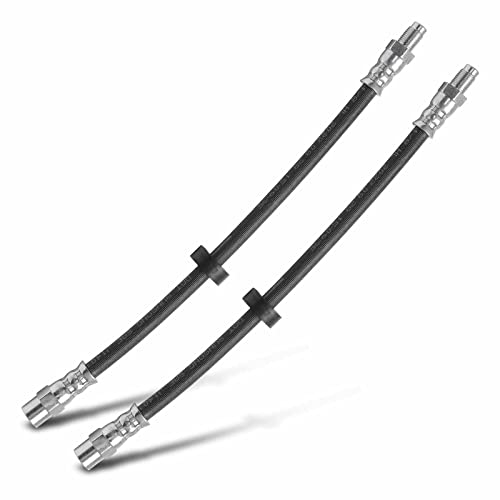 Frankberg 2x Bremsschlauch Bremsschläuche Hinterachse Kompatibel mit S60 I 384 2000-2010 S80 I 184 1998-2006 S80 I TS XY 1998-2006 V70 I/II XC70 Cross Country Replace# 9485452