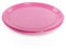I LOVE FANCY DRESS Pack of 25 Hot Pink Oval Plates - 12/30cm Large Re-Usable Plastic Oval Plates - Bright Colourful Party Tableware Set