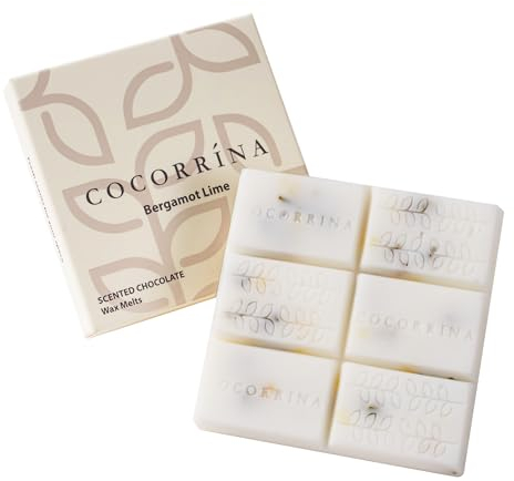 COCORRÍNA Duftwachswürfel - 4 x 60g Bergamotte-Limette, Raumduft Duftwachs Wax Melts für Duftlampe, für Heimdekoration Wachserwärmer, Geschenksets für Weihnachten, Geburtstag