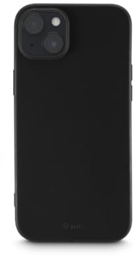 Hama Hülle MagCase für iPhone 15 Plus (Handyhülle, Schutzhülle für Rückseite, für Apple MagSafe, Case, Kratzfest, extra Schutz für Kamera und Display, Wireless Charging kompatibel, weich) schwarz