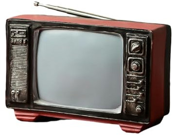 ESTINTENG Retro Vintage Harz Handwerk Dekoration Home Dekoration Mini Fotografie Requisiten Kamera Phonograph Dekoration-Fernsehen