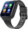 D'llesell Kinder Smart Watch Mit GPS Und 4G Telefon, SOS, WiFi, Steckkarte, Videoanrufe Kinderuhr, IP68 Wasserdicht Mit Musik Und Wecker, Geschenk Für Jungen Und Mädchen (Schwarz B)