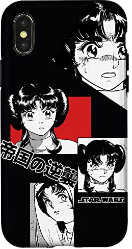 Star Wars Princess Leia Japanese Anime Manga Comic Case for iPhone X/XS