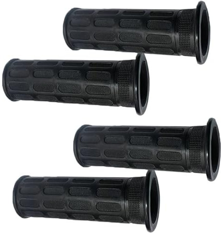 Schubkarrengriffe, 4 Stück Innendurchmesser 25 mm Griffe Schubkarre, Gummi Karrengriff, Rutschfester Griff, Griffe für von Geräten, Einrädern, Fahrrädern, Motorrädern