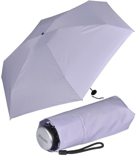 Doppler Super Mini Fiber Compact Taschenschirm extem leicht und klein - lavender