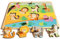 Funsland Wooden Puzzles Jigsaw Toys for 1 Year Old, Animal Toddler Peg Puzzles Toys, Baby Wooden Montessori Toys, Infant Kid Fine Motor Skill Learning Educational Toys Gifts for 1 2 3 Years Old