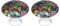 Tilivyx Door Knobs Decorative Colorful Game Controller Patterns Drawer Handles Cabinet Pull Handles for Cupboard Wardrobes Bedside Table Bookcase 2 PCS