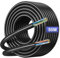JARNHNG Cable Ethernet Cat 6 de 50 m, cable de red LAN de alta velocidad, cable de Internet Cat 6, 10 Gbps, 550 MHz, AWG26 UTP CCA (50 m), color negro