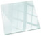 Kaminofen Glasplatte Kaminplatte Kaminglas Ofenglas gehärtetem Glas 50x50cm Quadratisch Premium Hitzeschutz für Kamin Funken- und Kratzfest Design Bodenplatte Funkenschutzplatte Elegante Klarglas