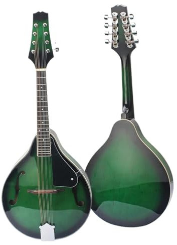 Instrument De Mandoline Mandoline De Style A Corps En Tilleul À 8 Cordes Touche En Bois Instrument À Cordes Réglable Pour Débutants Avec Sac