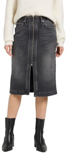 LEE - Rock Damen - Regular Fit - Moto Skirt - Charred Black