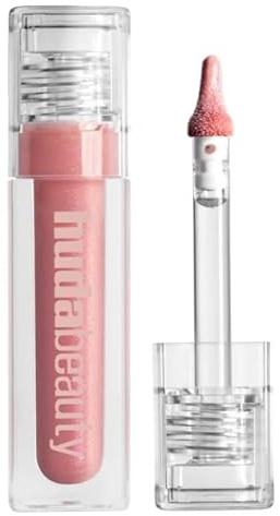 HUDA BEAUTY ORIGINALE | FAUX FILLER - Gloss ad alta lucentezza | per labbra al collagene vegano | 3,9 ml | by BELLA | (SHE FLIRTY, 3,9 ml (confezione da 1)