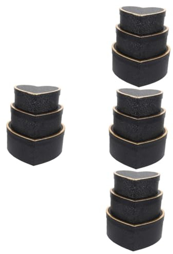 Ipetboom 12stücke Teiliges Herzform Geschenkschachtel Für Valentinstag Elegante Verpackung Für Süßigkeiten Lippenstift Und Parfüm Für Hochzeiten Und Besondere Anlässe