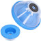 Bohrstaubsauger, Bohrloch-Staubschutz Staubfänger für Bohrer mit Rutschfester Schaumstoff-Unterlage Stoßfestem PVC-Schalen-Design für Trockenbau Holz Beton (Blue)