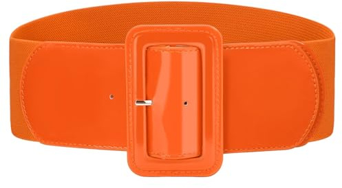 VONMELLI Breiter Elastischer Vintage Damen Gürtel - Dehnbarer Modischer Taillengürtel für Kleid