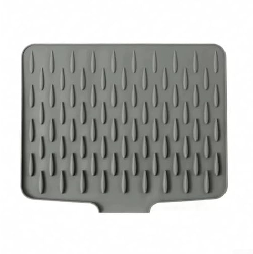 Morbido cuscinetto inclinato in gel per controsoffitti progettato per isolamento termico, per asciugare i piatti e prevenire lo scivolamento (2 pezzi)