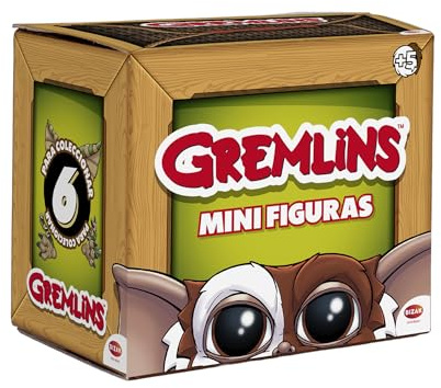 Bizak Gremlins 63245351 Überraschungsfiguren, 6 cm mit Sammelbuch, 6 Modelle zum Sammeln, mit 1 Ultra-seltenem Produkt, offizielles Lizenzprodukt, für Fans und Kinder ab 5 Jahren