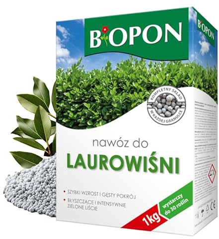Concime Lauroceraso 1kg - Fertilizzante per Piante da Siepe - Siepi Sempreverdi