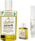 Drei Schönheits-Elixiere in einem Set! La Cura Jojoba Öl 100ml, La Cura Jojoba Öl 15 ml und der La Cura Nagelpflegestift für gepflegte, schöne Nägel.